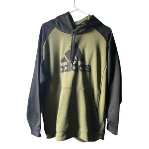 Adidas Men's Pullover Hoodie Size XL Green/Black
